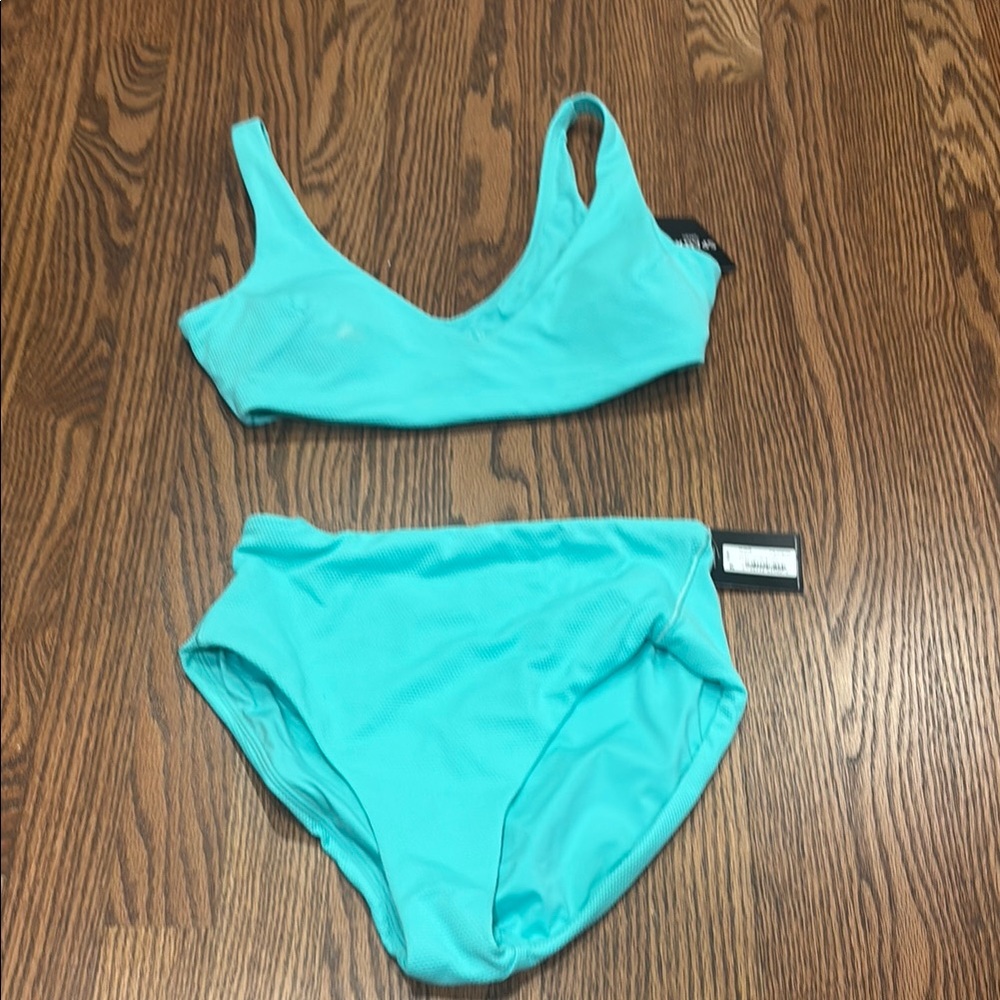 SPANX Turquoise Bikini Set